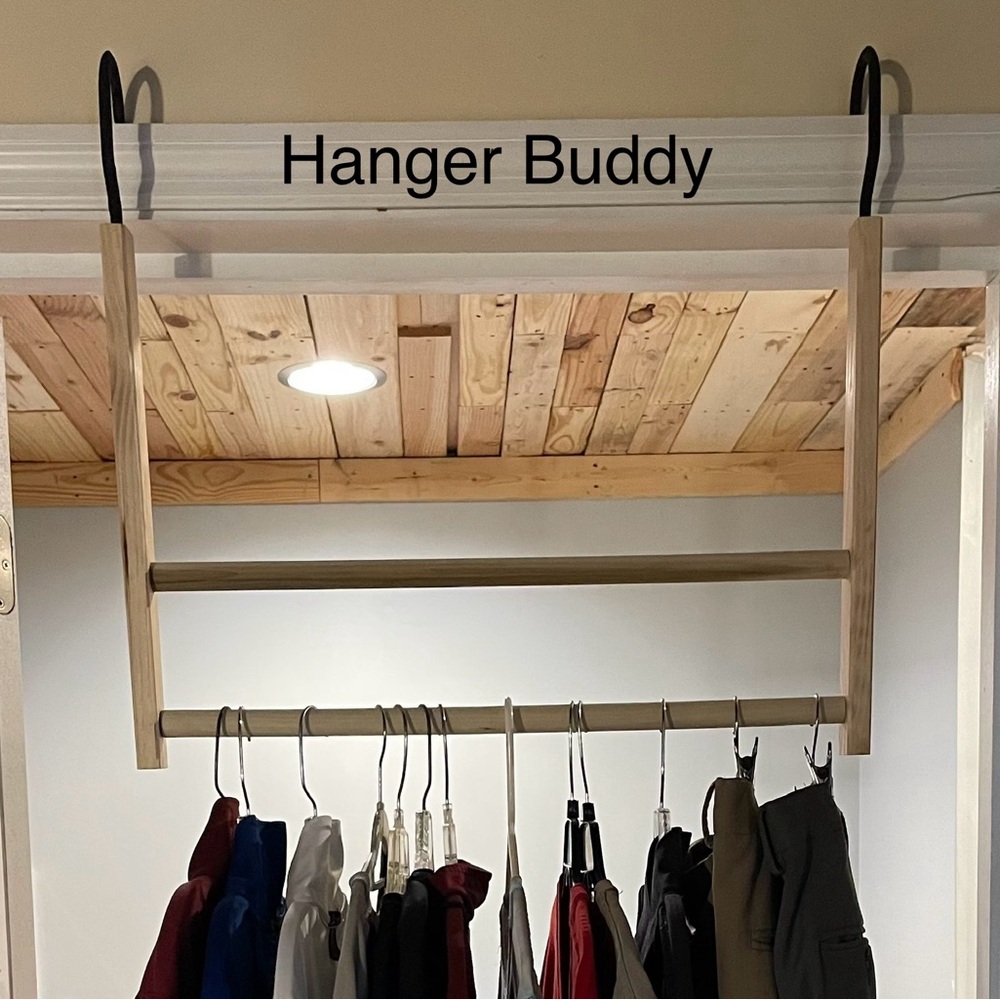 Hanger Buddy, an easy way to carry clothes on hangers to your closet. - Picture 1 of 3